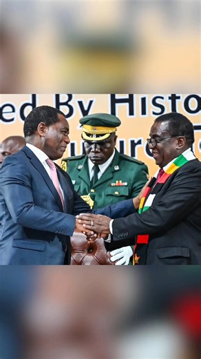 #TRENDING 🇿🇲🤝🇿🇼 President Hakainde Hichilema met President Emmerson Mnangagwa in Zimbabwe, strengthening regional unity, dialogue and a shared vision for Southern Africa’s future. | Mwebantu