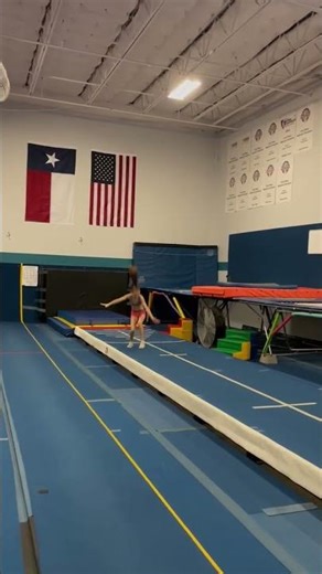 Incredible Gymnastics Skills on Display in Training Session