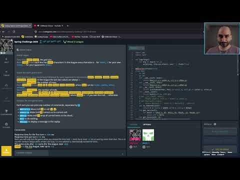 CodinGame Spring Challenge 2026 (Python) - part 1