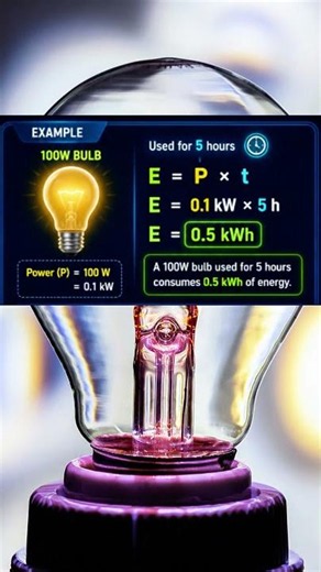 How to Calculate Energy Consumption of a Bulb | Simple Electricity Formula Explained