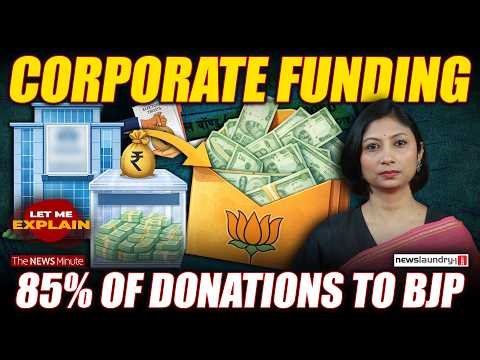 BJP got ₹ 6000 cr donations in a year: Who gave and why? | Let Me Explain