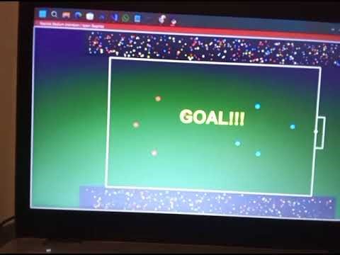 Python Football Match Simulation ⚽ #shorts