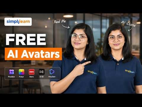 FREE AI Avatar Generator | Generate AI Avatar For Free That Looks And Sounds Like You | Simplilearn