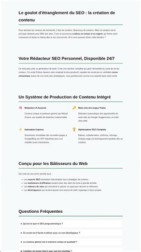 This AI script writes my SEO for me! 🤖 #shorts #seo #ai #automation #python #mistralai