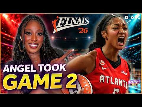 Angel Reese DOMINATES Game 2! Atlanta Dream Even WNBA Finals vs. Golden State | Chiney Today
