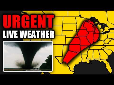 🔴 LIVE - TORNADO ON THE GROUND - With Storm Chasers...