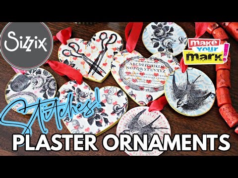 Plaster of Paris Ornaments - Last Minute Gift & DIY