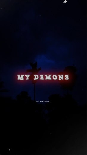 My Demons - STARSET | lyrics | aesthetic | English songs | slowed | sped up | edit | whatsapp status