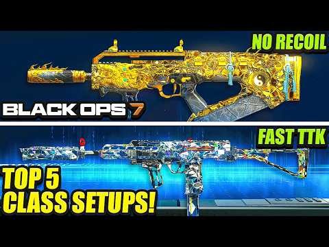 BLACK OPS 7: NEW TOP 5 FASTEST TTK META LOADOUTS After UPDATE! (BO7 Best Class Setups) BO7 Best Guns