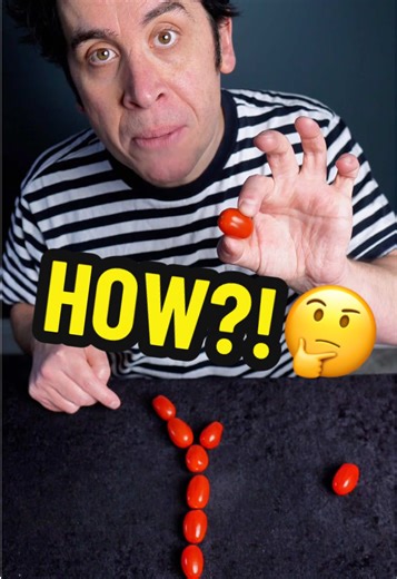 How does that work?!🤔🍅 I'm on tour in 2026 with a brand new live show featuring astonishing sleight of hand, jaw-dropping illusions and it’s pretty funny too. GRAB TICKETS NOW via the link in my bio☝️☝️☝️ #magictrick #magician #puzzle #fyp