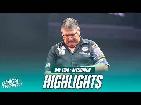 THE SEEDS ARRIVE! 👏 | 2026 Hungarian Darts Trophy | Day Two Afternoon Highlights