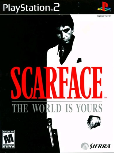 Scarface: The World Is Yours is an open-world action game that continues the story of the 1983 movie with a twist — Tony Montana survives the mansion massacre. Set in a stylish, neon-drenched 1980s Miami, the game follows Tony as he rebuilds his shattered drug empire, takes revenge on his enemies, and claws his way back to the top of the criminal underworld. Gameplay combines third-person shooting, melee combat, driving, and full empire management. Players capture territories, run drug deals, la