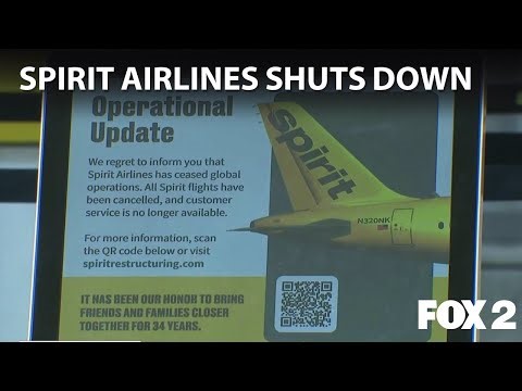 Spirit ceases, leaving passengers' plans up in the air