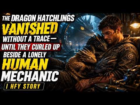 The Dragon Hatchlings Vanished Without a Trace—Until They Curled Up Beside a Lonely Human Mechanic