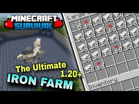 ❤️‍🔥Ultimate Iron Farm for Minecraft Survival!