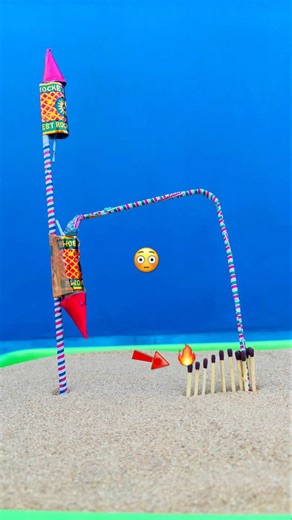 Amazing 🤩 firecracker experiment #yosho #shorts