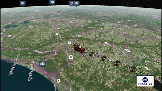 LIVE SANTA TRACKER: For the 70th year in a row, people of all ages can get updates on Santa's journey as he delivers presents around the world from the North American Aerospace Defense Command in Colorado. https://abcnews.link/PMGGzUN | ABC News