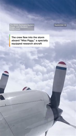 NOAA Hurricane Hunters Fly Inside the Eye of Hurricane Polo #Shorts