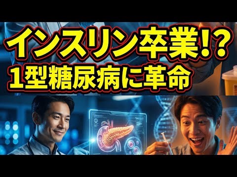 【1型糖尿病】インスリン注射が不要に？幹細胞による革新的な新治療を眼科医が解説