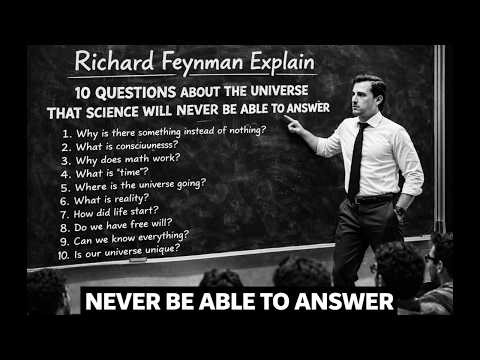 Richard Feynman Explain 10 Questions About the Universe That Science Will NEVER Be Able to Answer
