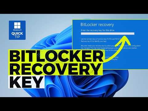 BitLocker Recovery Key Location | Quick Solution