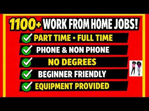 Educational Guide to Finding 1,100+ Remote Jobs (Part-Time & Full-Time | Phone + Non-Phone Roles) 📱