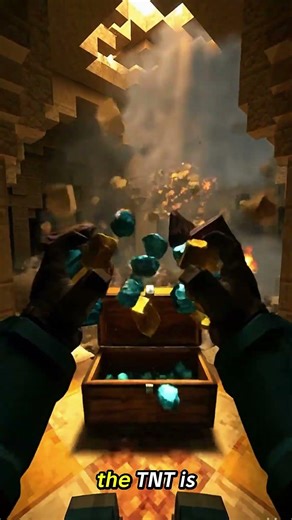 Minecraft Physics are actually INSANE! 🤯💥 #shorts