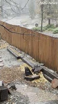 California highway shut down as flash flood hits, homes evacuated #shorts