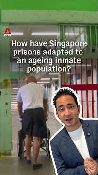 How have Singapore prisons adapted to an ageing inmate population?