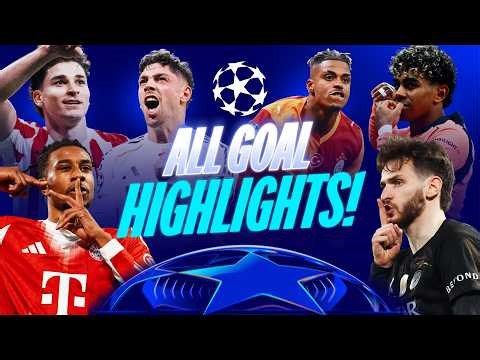EVERY Champions League Goal From The Round of 16 1st Leg! | Highlights