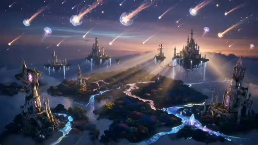 🌌 Tales of Valdir; Series 2: The Elantir CampaignIn the legendary world of Valdir; where stars fall as living creatures and continents reshape every dawn, high elf Elantir sets out with his loyal flying wolf Fafnir to rescue the missing Anariel. Guided by secret devotion, they brave the ancient forest’s magic and discover a dark truth waiting inside an abandoned castle.One torn piece of fabric. One unbreakable bond. One epic quest.Watch my entry;Tagging 3 creator frens @Josh_writes_ @majorzodx 