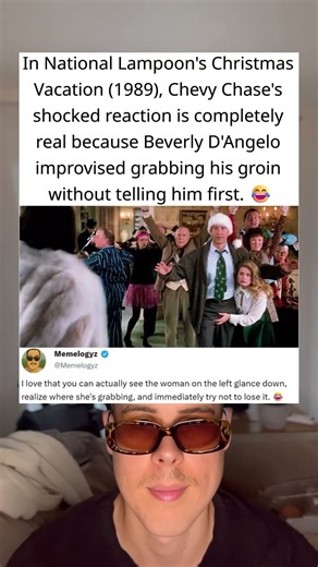 In National Lampoon’s Christmas Vacation (1989), Chevy Chase’s Reaction Was Completely Real 😂