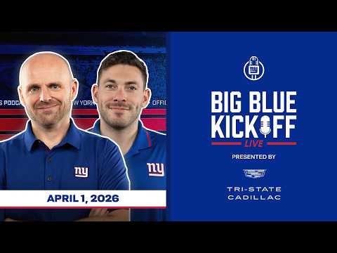 April 1, 2026 | Big Blue Kickoff Live | New York Giants