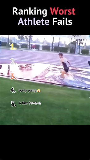 ranking the most embarrassing athletic moments #fails #funny #shorts