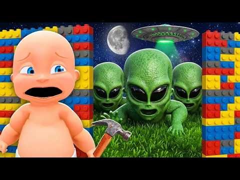 Baby Builds To SURVIVE BIGGEST ALIEN INVASION EVER!