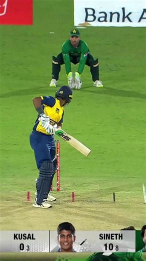 Three Boundaries in a Row! Sineth on Fire 🔥#T20ISeries #PAKvSL M9P1H