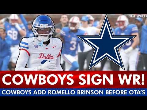 BREAKING: Cowboys Sign Wide Receiver Before OTAs! Dallas Cowboys News On Romello Brinson Signing