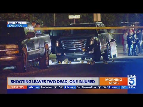 Deadly exchange of gunfire leaves 2 dead, 1 injured in Santa Ana