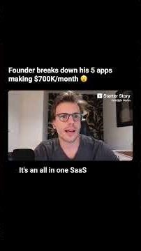Founder breaks down his 5 apps making $700K/month 🤯