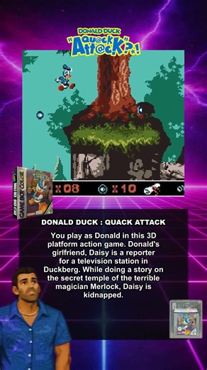 Donald Duck - Quack Attack (Nintendo Game Boy Color) - Retro gameplay highlight......