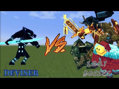 Deviser VS 1.20.1 Bosses|Mob Battle|Minecraft Java|