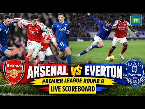 🔴 Arsenal vs Everton Football LIVE: Premier League Round 8 | Football Match Score | N18G