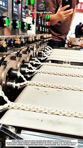 Dough Forming Tool Innovation Using Automated Braiding Machine For Uniform Shape #innovation
