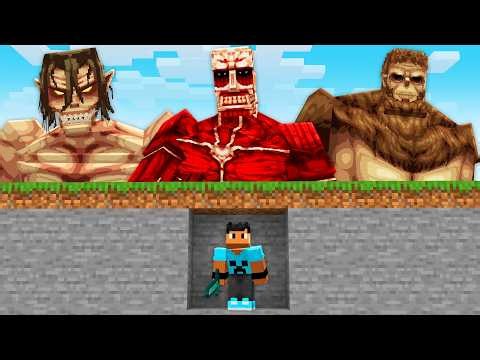 SPEEDRUNNER vs TITÃS do ATTACK ON TITAN