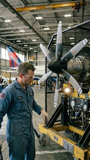 Engineering Perfection: Watching the Delta TechOps Crew Prep a Turboprop Engine
