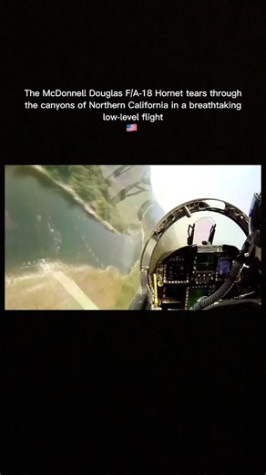 USA F/A-18 Hornet Flying Low Through Northern California Canyons | Top Gun #youtubeshorts #army #usa