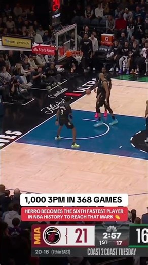 Herro makes history in his return