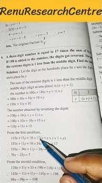 Class 10 SSC Board||Linear equations in two Variables IMP 4m Question||Formula Definition||Lecture 4