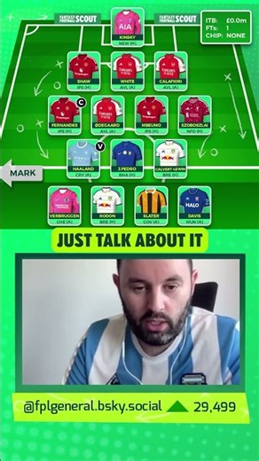 BRUNO CAPTAIN 🔴 | FPL General's GW2 Team Selection