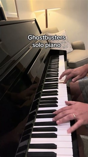 Ghostbusters theme on piano #ghostbusters #rayparkerjr #halloween #pianocover #halloweenmusic #piano